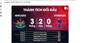 Soi Kèo Newcastle Vs Tottenham 3h00 Ngày 30/10: Vòng 4 Của Cúp Liên Đoàn Anh 3 Tình hình thi đấu của Newcastle vs Tottenham